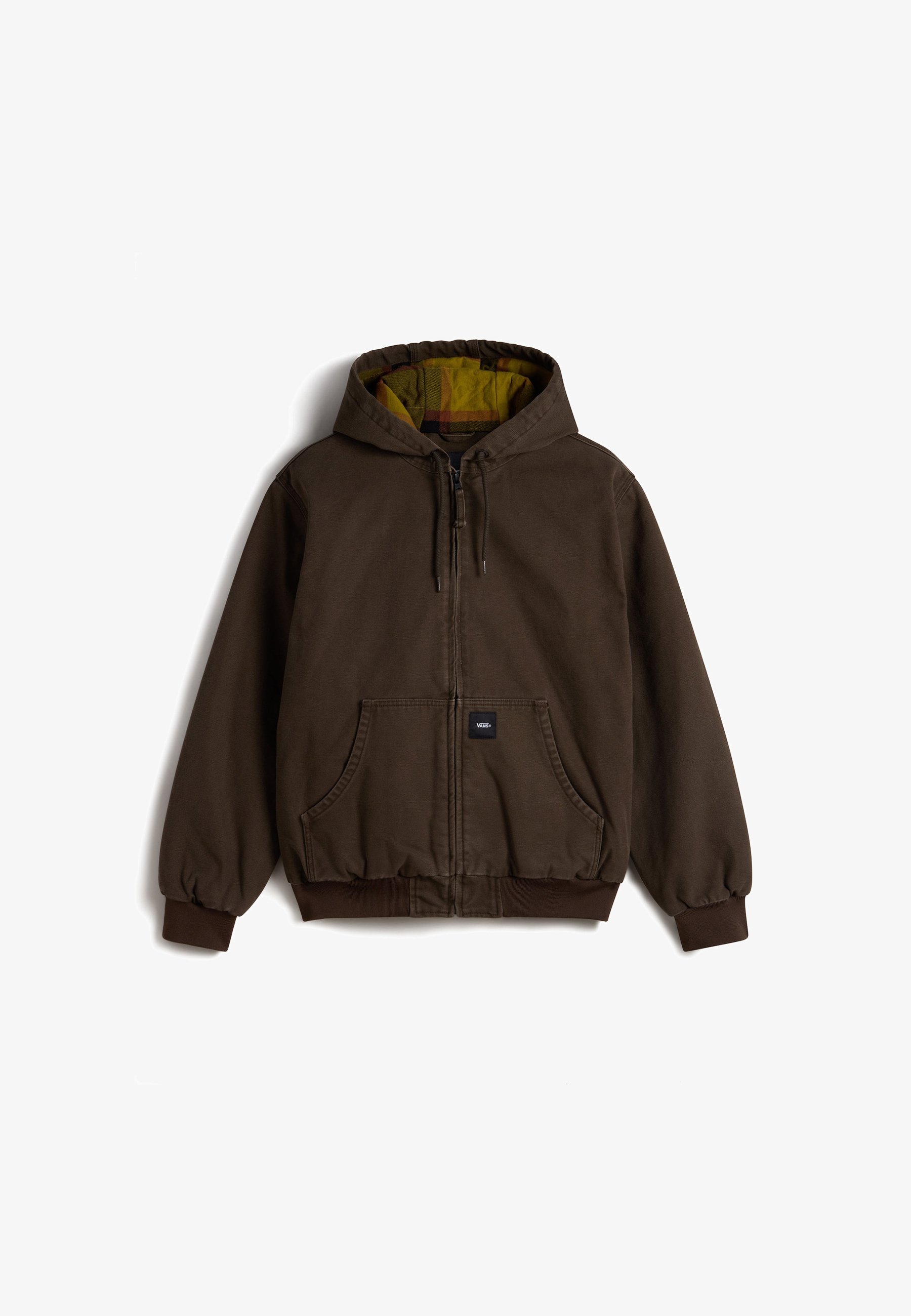 Felpa con zip Vans - marrone scuro
