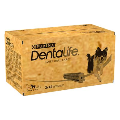 PURINA Dentalife Daily Dental Care -herkut keskikokoisille koirille (12–25 kg)