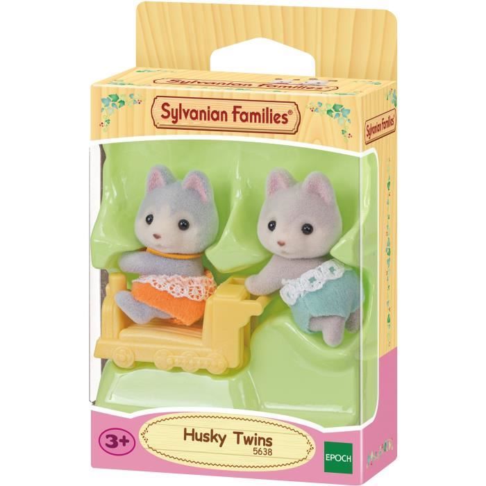 Mini Universo - Sylvanian Families - I gemelli Husky - Arancione - Unisex - Età 3+