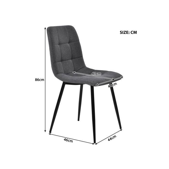 Juego de comedor (5 piezas), mesa de comedor con 4 sillas, juego de mesa de cocina moderno, mesa de cocina de 140 × 80 cm