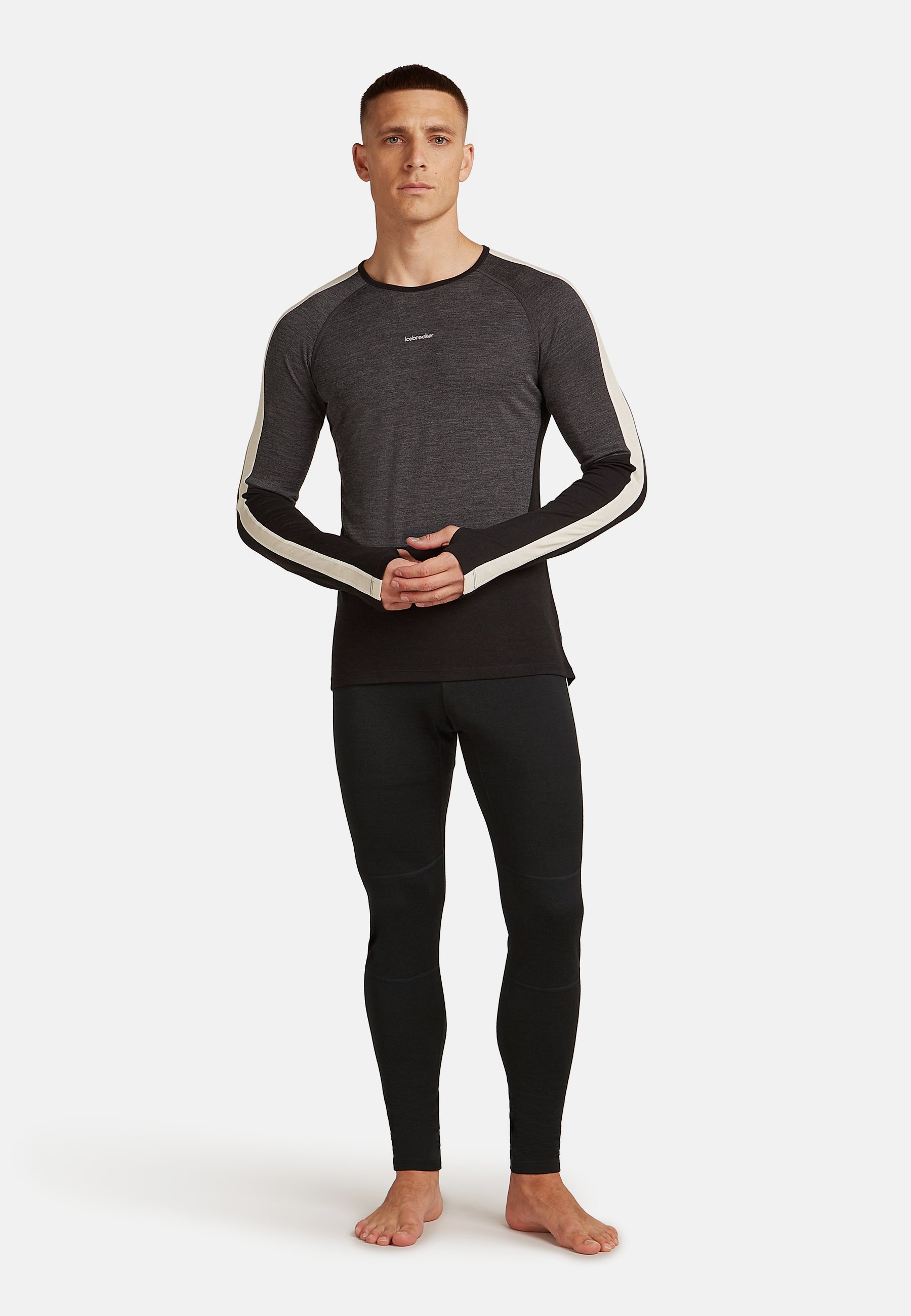 Icebreaker 200 OASIS+ - Leggings - zwart ongeverfd cb