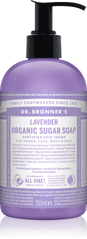 Dr. Bronners Lavendel-Flüssigseife für Körper und Haar