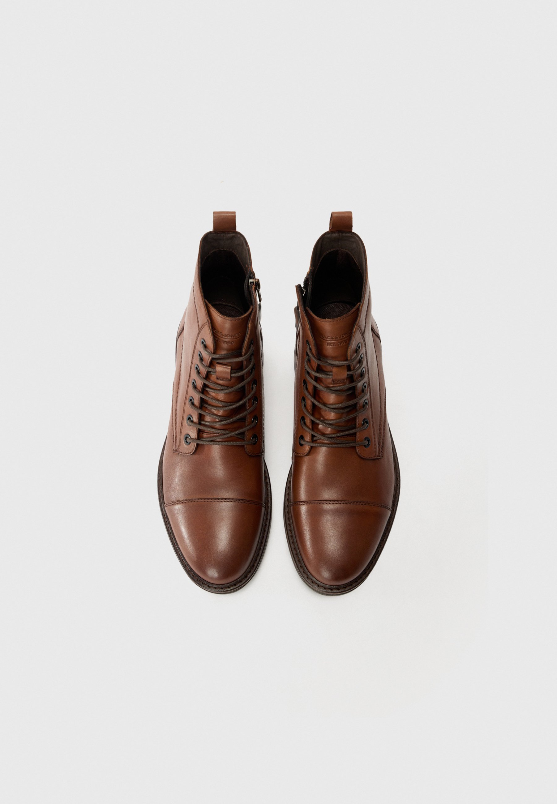 Jack & Jones JFWWENTWORTH - Kotníkové boty na šněrování - black