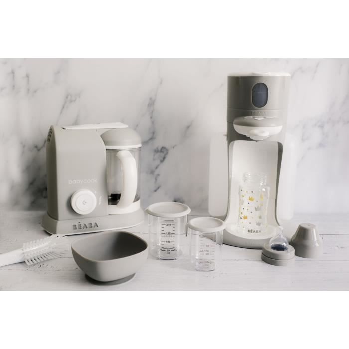 Processador de alimentos para bebês - BEABA - Babycook® Solo - 1100 ml - Cinza