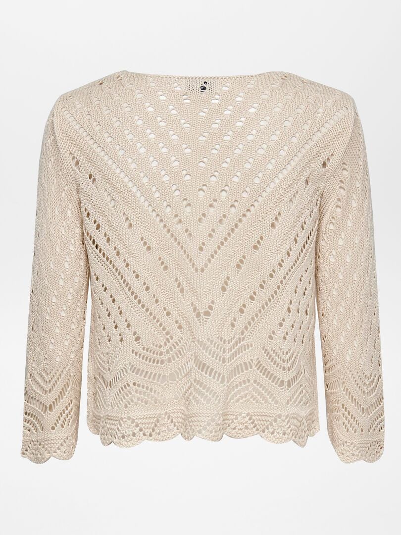 JDY gehaakte trui - beige