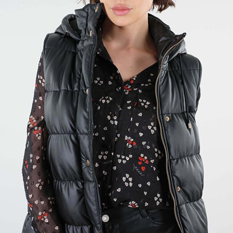 Cappotto nero da donna