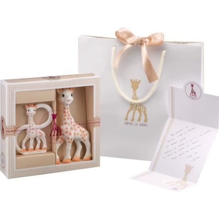 SOPHIE LA JIRAFA Set de regalo clásico para recién nacidos 1 Sophiesticated