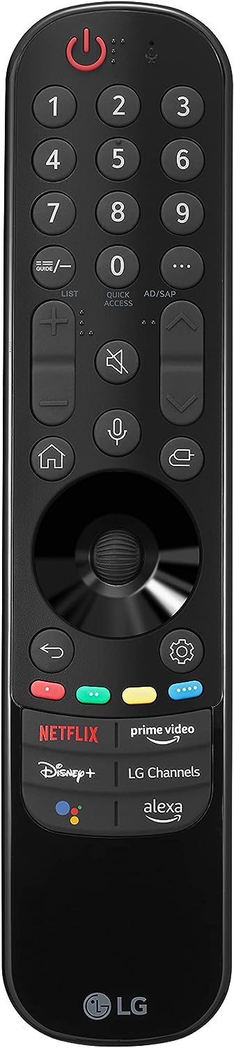 LG C2-serie 55-inch OLED evo Smart TV OLED55C2PUA, 2022 - AI-gestuurde 4K-tv, ingebouwde Alexa, donkerzilver