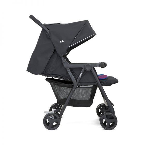Cochecito doble JOIE Aire Twin - Rosa y Azul Marino - 4 ruedas - Plegado con una sola mano