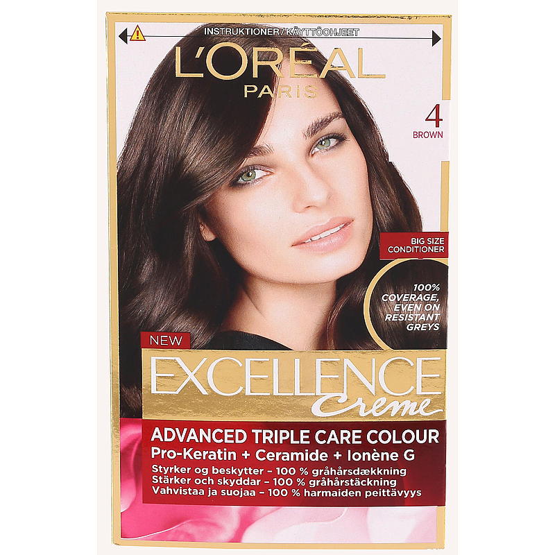 Loreal L'Oréal color de cabello 4 castaño