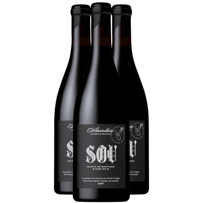 Quinta de Santiago e Mira do O Sou Alvarelhão 2020 - Vinho Verde - Vin Rouge du Portugal (3x75cl)