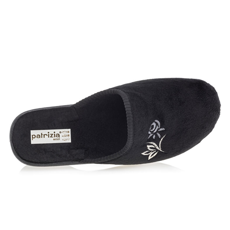 Pantofole nere da donna