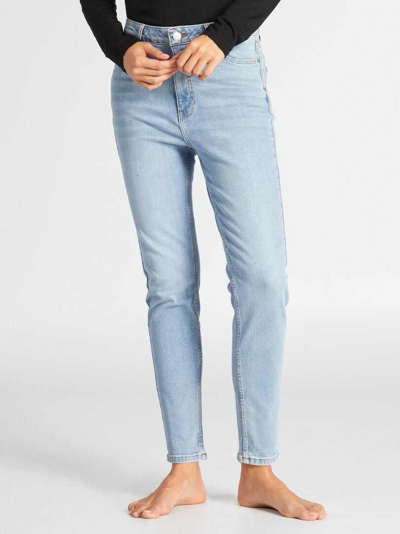 Calça jeans slim tamanho L34 - azul