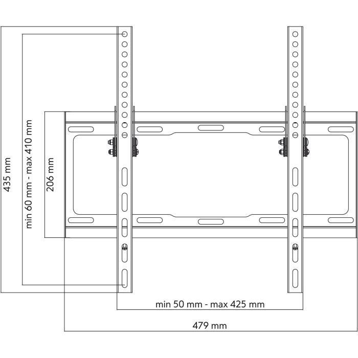 ONE FOR ALL WM2421 - Wall mount with 15° tilt adjustment for 32