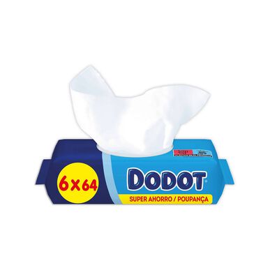 Dodot Baby hidratantne maramice, pakiranje 6 x 64 kom 6 x 64 kom