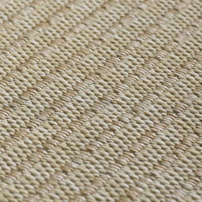 Alfombra de cocina lisa, diseño resistente a la intemperie, lavable, disponible en varios tamaños y colores, 280 x 370 cm, color beige.