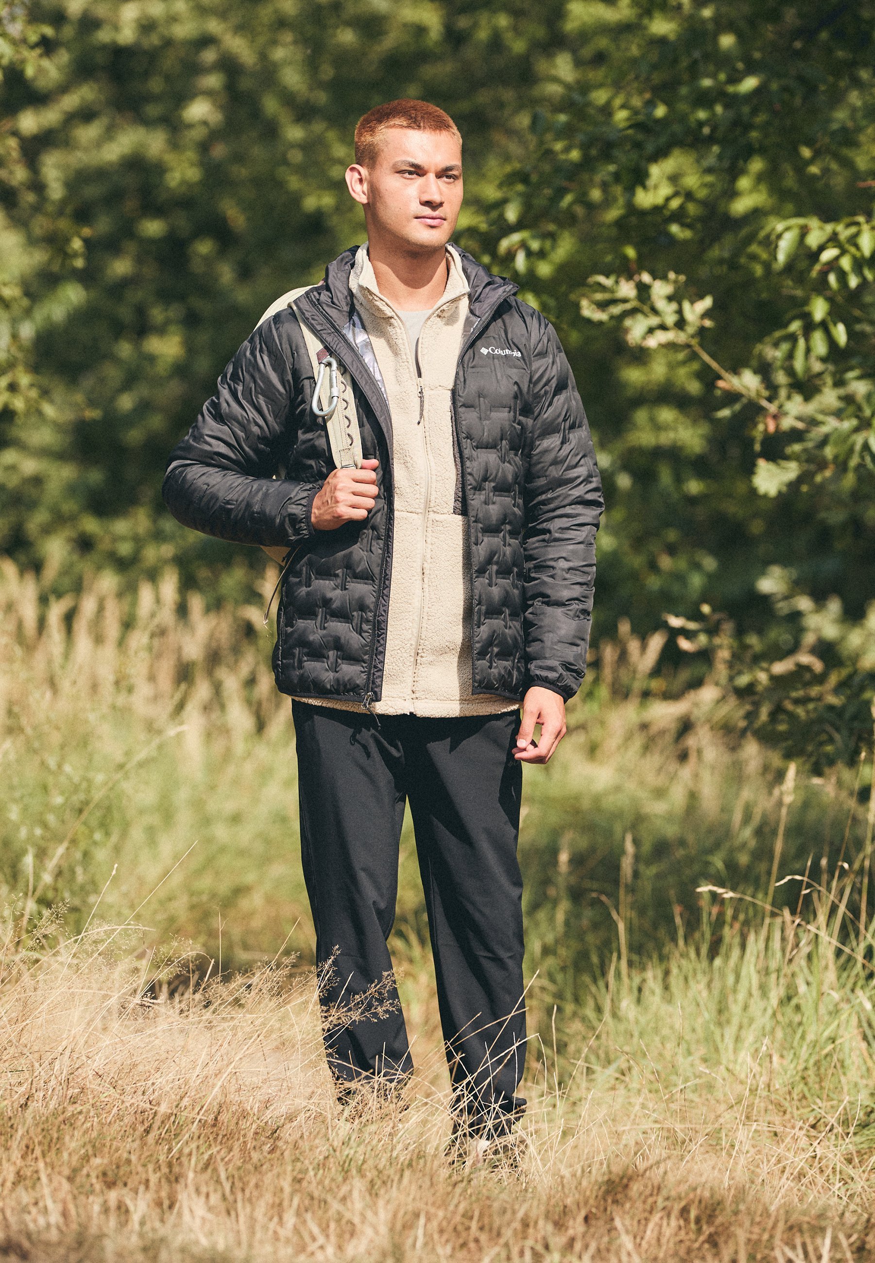 Giacca con cappuccio Columbia DELTA RIDGE™ II in piuma - Giacca imbottita in piuma - nera