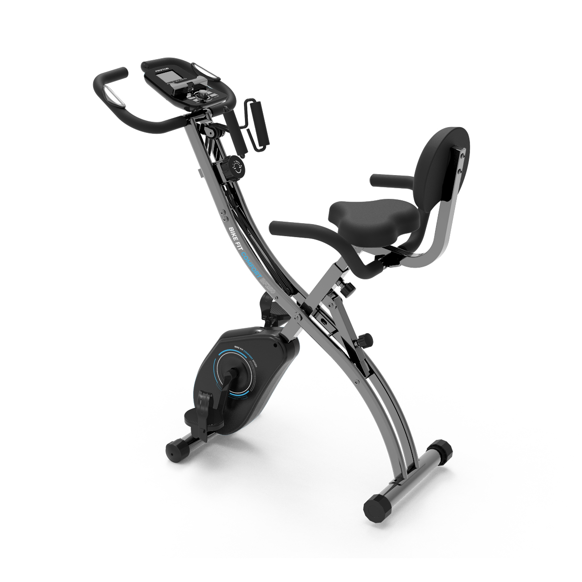 Bicicleta Estática Bike Fit Comfort Plegable Resistencia 1,5 Kg | 2 Fit Bands