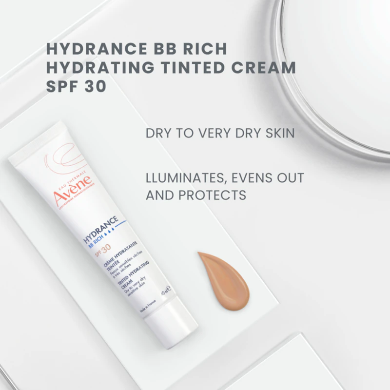Avène Hydrance BB Rich Creme Hidratante com Cor FPS 30
