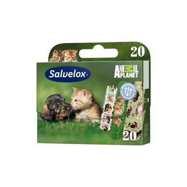 Salvelox Tiritas Animales 20 almohadillas absorbentes 20 almohadillas absorbentes