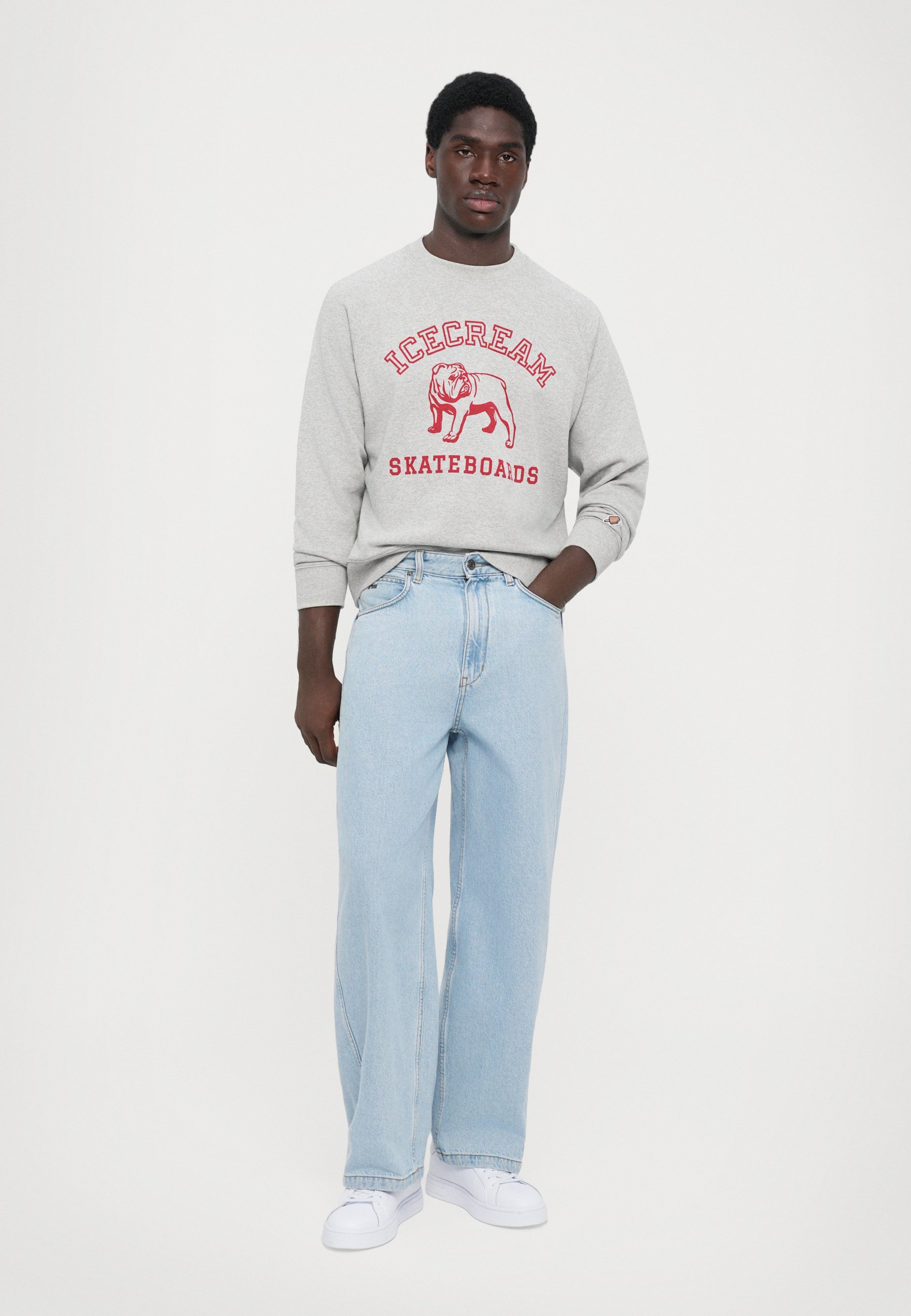 Icecream BULLDOG CREWNECK - Sweatshirt - grijs