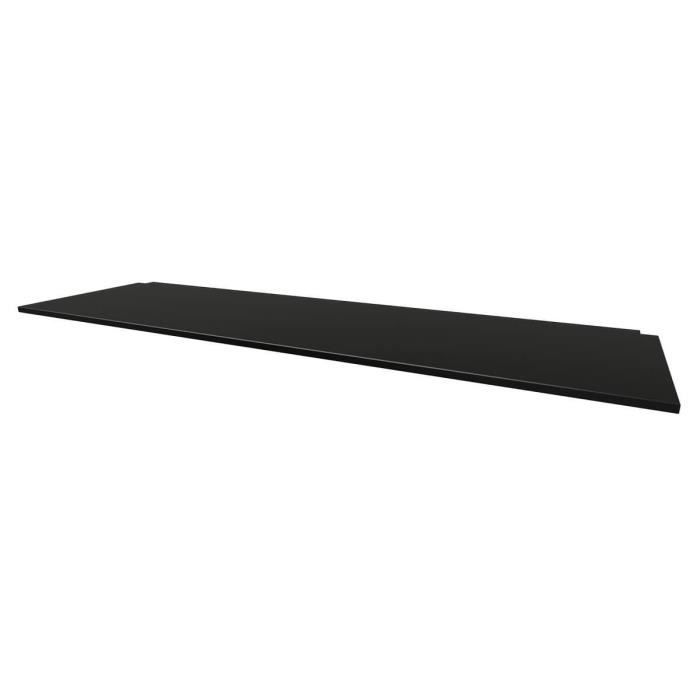Escritorio/estante para cama alta - ABC FURNITURE - Negro - Madera maciza - 200 cm - Clásico - Atemporal