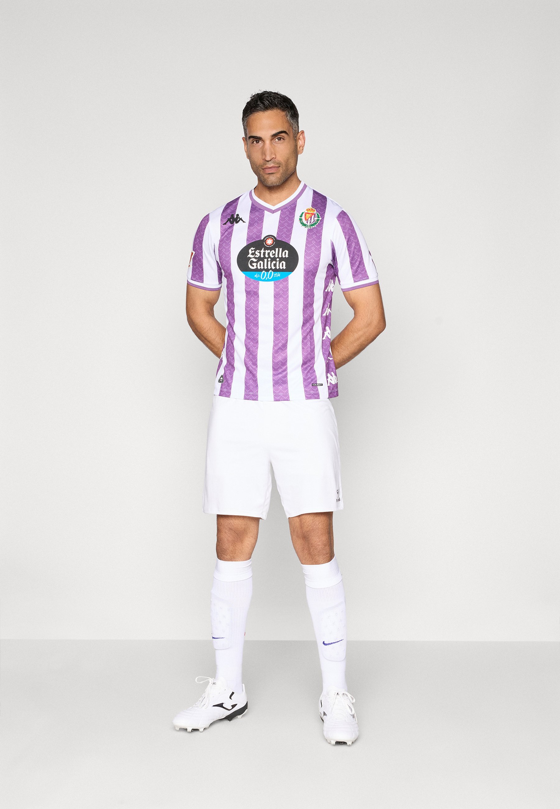 Kappa Gara KOMBAT HOME VALLADOLID - Pelipaita - valkoinen/violetti
