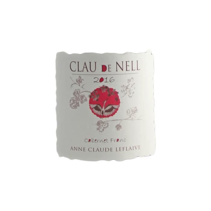 Clau de Nell Cabernet Franc Rouge 2016 - Bio - Lot de 6x75cl - Appellation AOC Anjou - Vin Rouge du Val de Loire - Cépage Cabernet