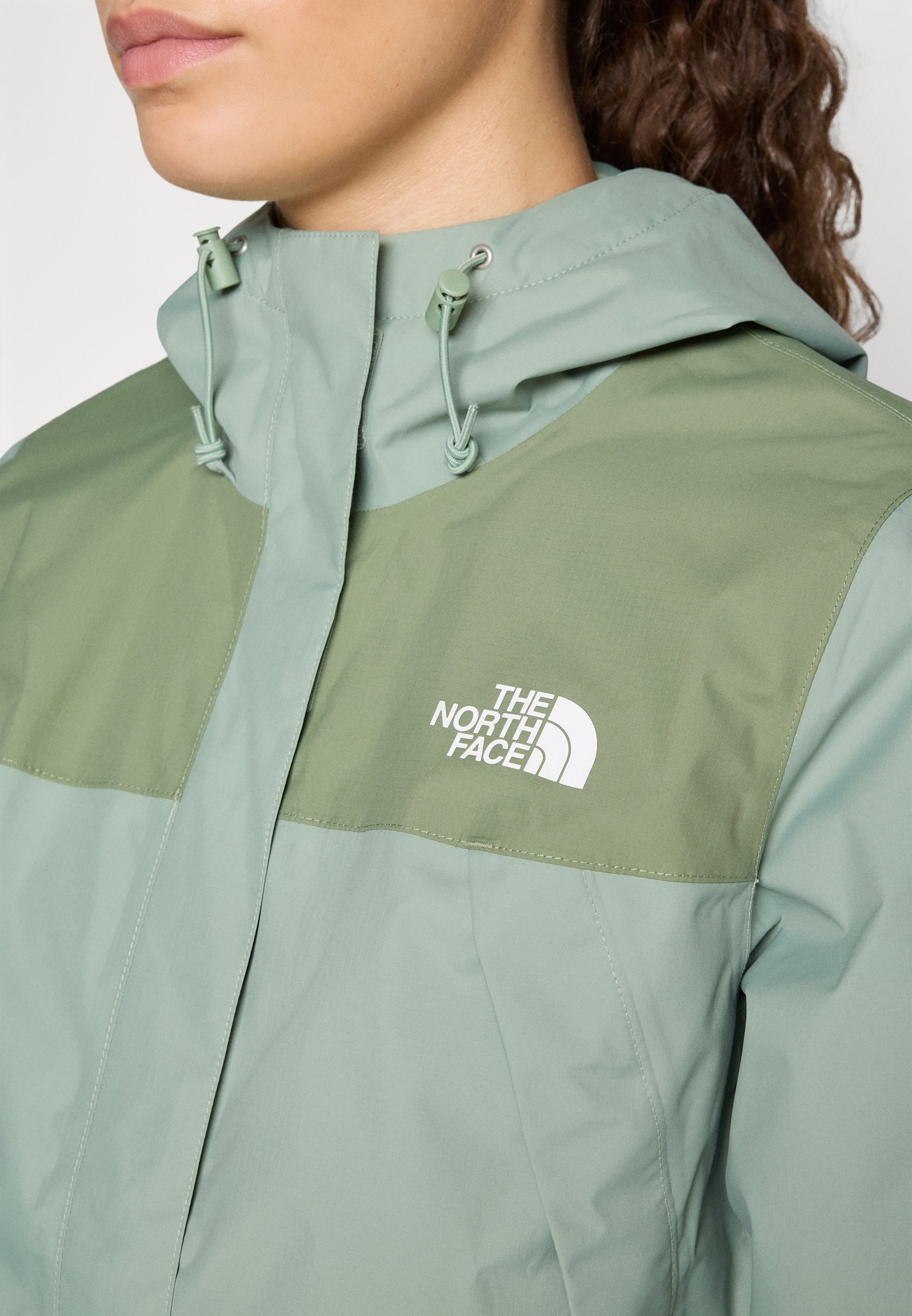 Veste imperméable The North Face W ANTORA - Coloris : ardoise mousse/écorce brume