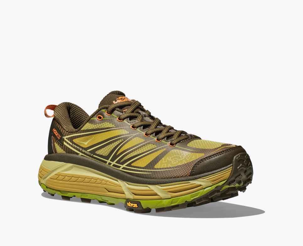 HOKA Mafate Speed 2 Măsliniu închis / Lichen auriu