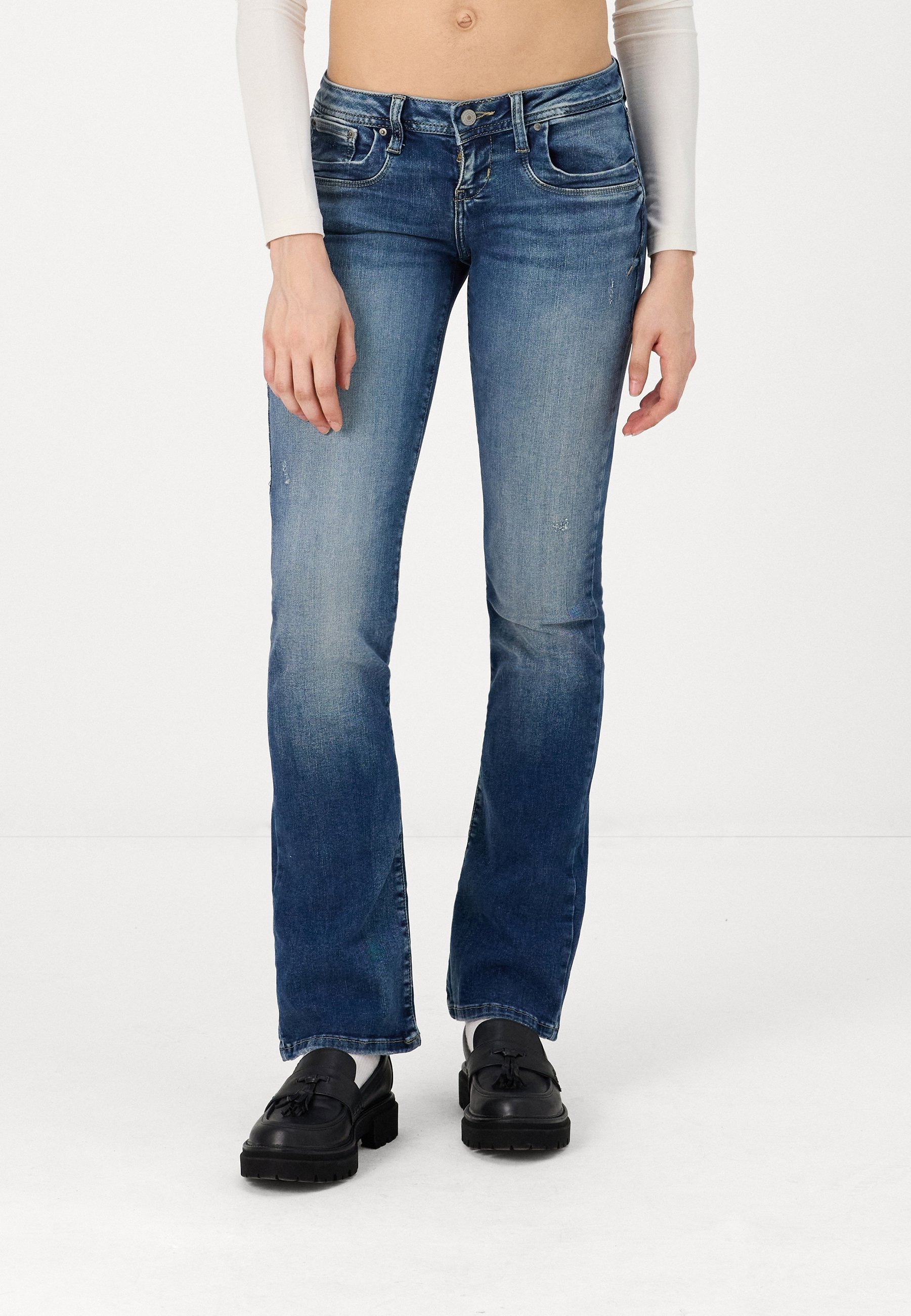 LTB VALERIE - Bootcut jeans - marelle wash