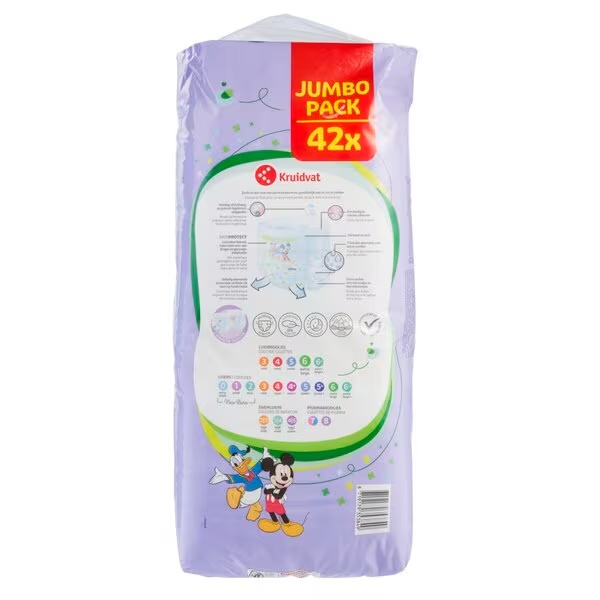 Kruidvat Velikost 6 Extra Large plenice Jumbo Pack<br>Velikost 6 (16-26 kg), 42 kosov