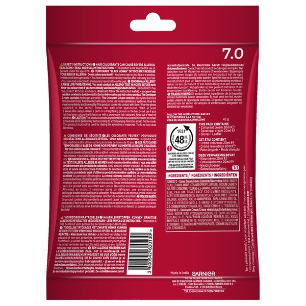 Tinta per capelli Garnier Color Sensation Color Retouch 7.0 Biondo Scuro<br>