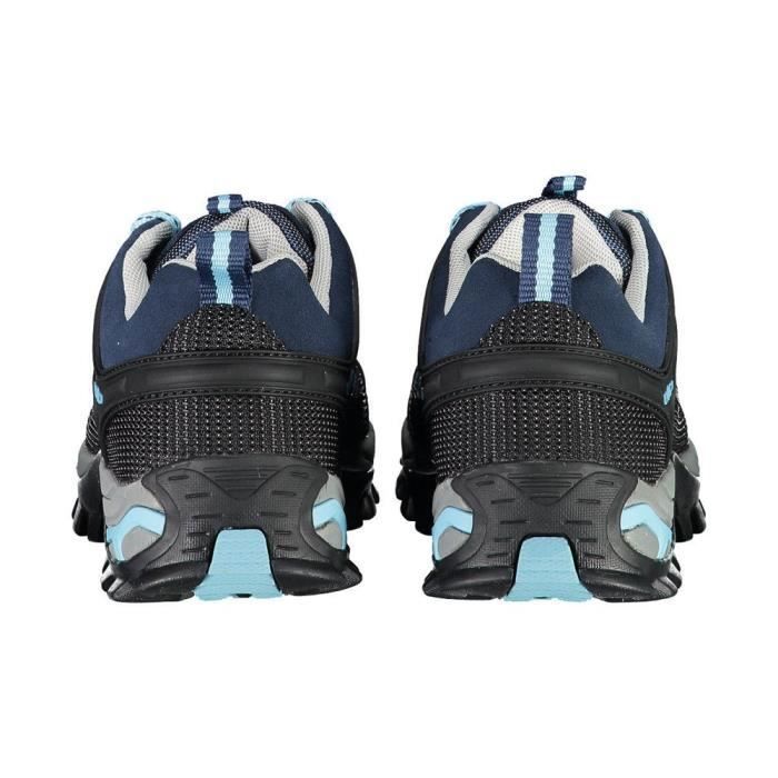 Chaussures de randonnée CMP Rigel Low WP pour femme - Bleu marine et noir - Respirantes