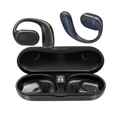 Slušalke Klack Bluetooth 5.3 s kostno prevodnostjo in polnilnim etuijem
