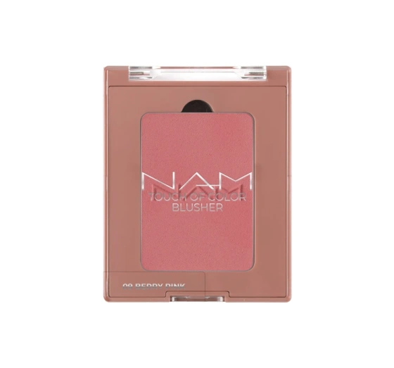 NAM Touch Of Color Blusher róż do twarzy w kamieniu 09 Berry Pink 7 g