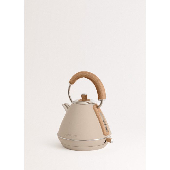 Bouilloire Électrique - Design Rétro - Acier Inoxydable - 1L/1,7L - Sécurité Automatique
