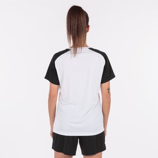 Camiseta Manga Corta Joma Academy Iv Blanco Negro