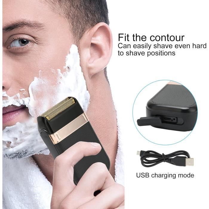 Afeitadora eléctrica profesional para hombre, afeitadora eléctrica multifuncional recargable y recortadora de barba para hombre [J387]