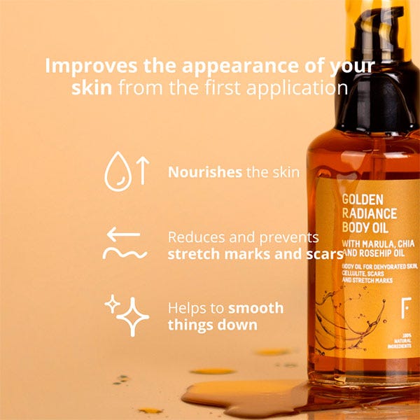 Ulje za tijelo za zlatni sjaj