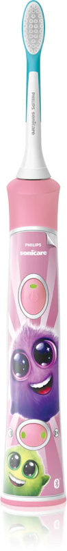 Escova de dentes elétrica sônica Philips Sonicare For Kids HX6352/42 para crianças com conexão Bluetooth.