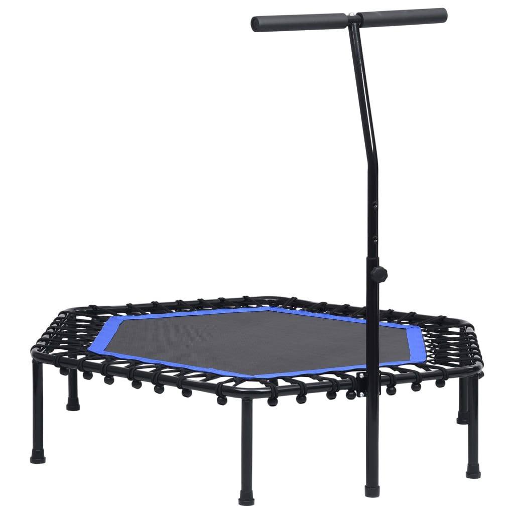 Vidaxl 122 cm sechseckiges Fitness-Trampolin mit Griff