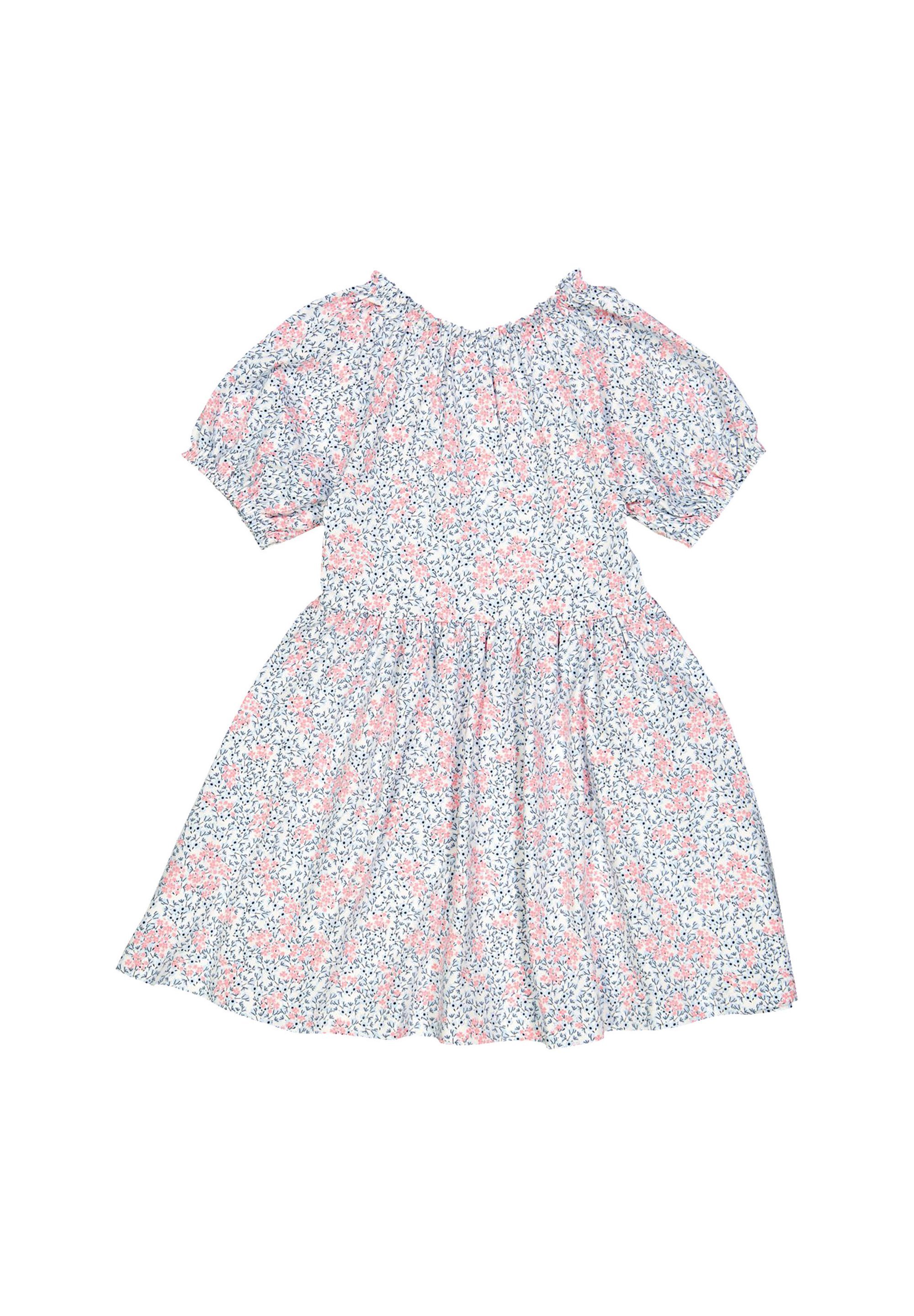 Müsli by GREEN COTTON BEKLEIDUNG - Robe en jersey - balsam cream bubblegum night blue