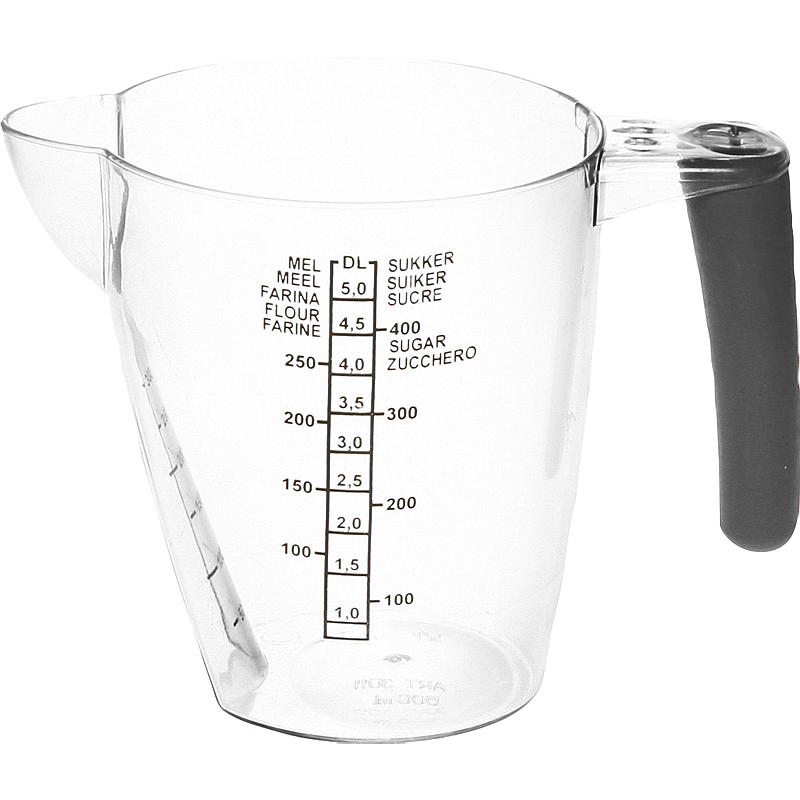 Plast1 Målebeger 0,5 liter