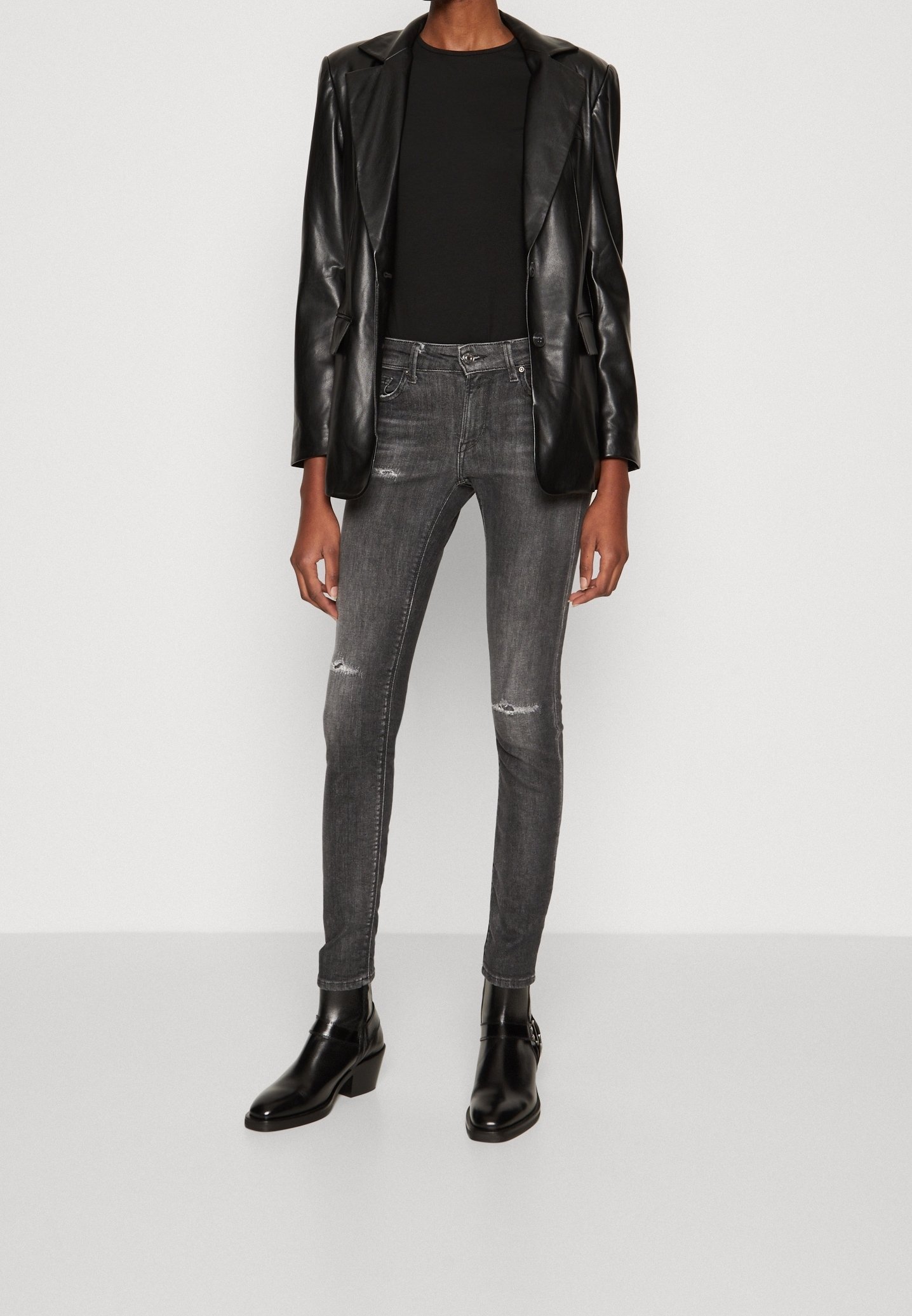 Jean Replay coupe skinny - gris foncé