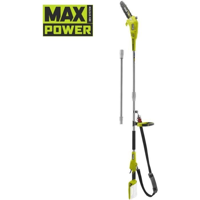 RYOBI - 36V MAXPOWER Stokzaag - 25 cm geleiderail - telescopische buis (2,4 - 2,9 m) - zonder accu of lader - RY36PP25A-0
