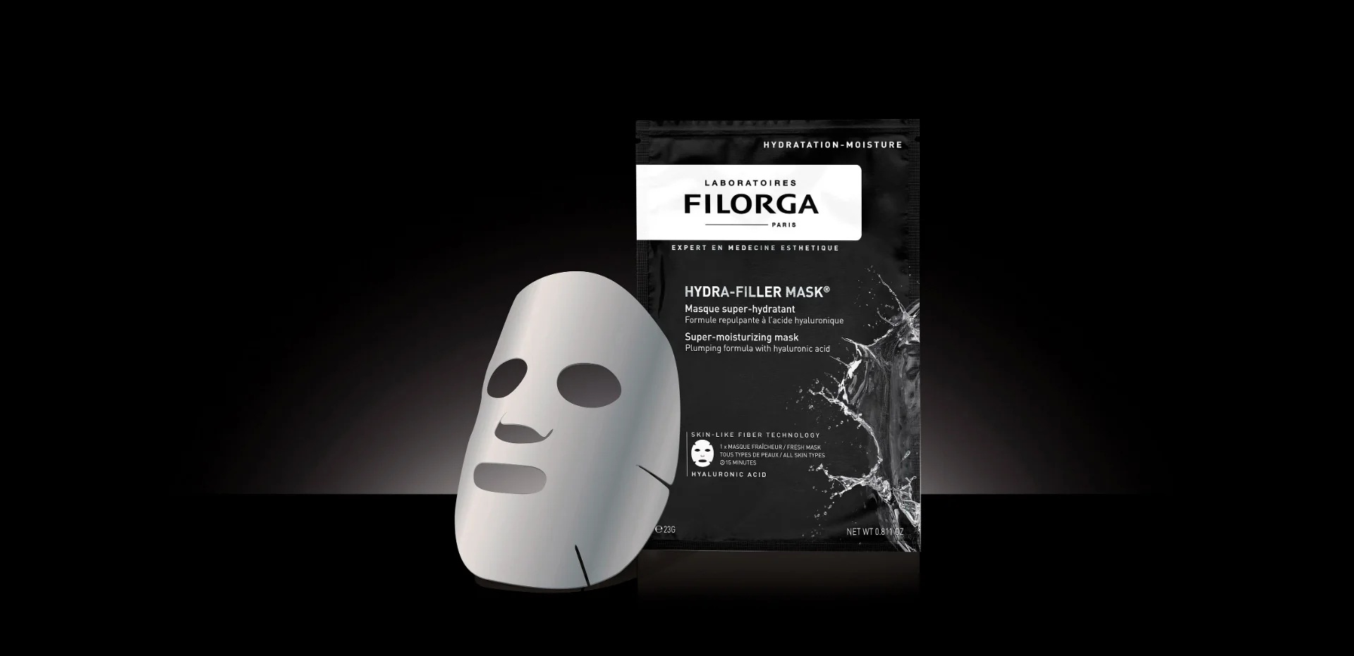 Filorga Hydra-Filler Masker 23 g sheetmasker met hyaluronzuur