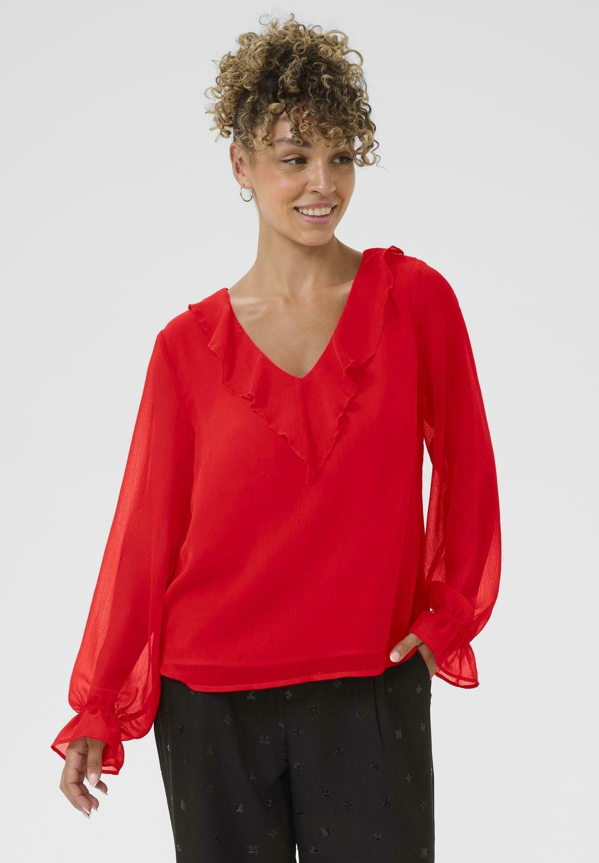 Creme CRFLAKE - Blusa - vermelho de alto risco