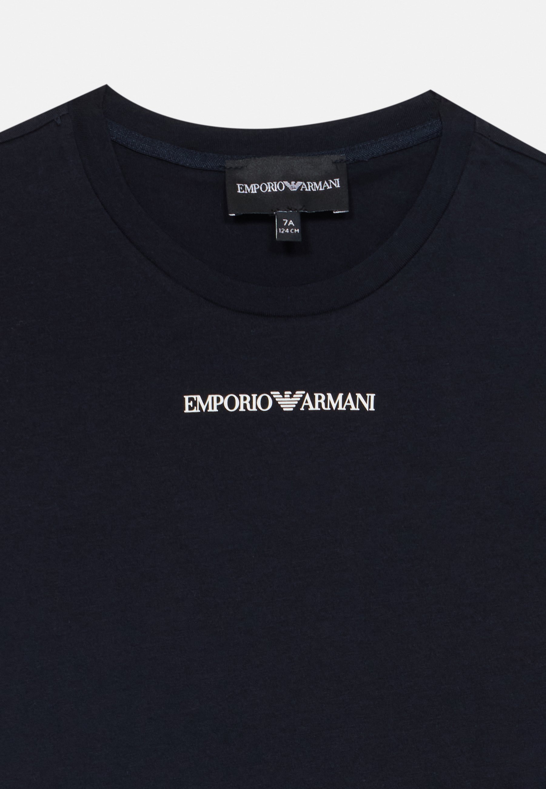 Emporio Armani UNISEX - T-shirt basic - blu navy/bianco sporco