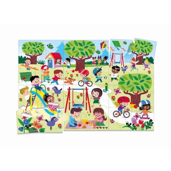 Clementoni - 8-in-1 Game Set - Educational Games: Shapes, Colors, Numbers, Quantities - Ages 3+